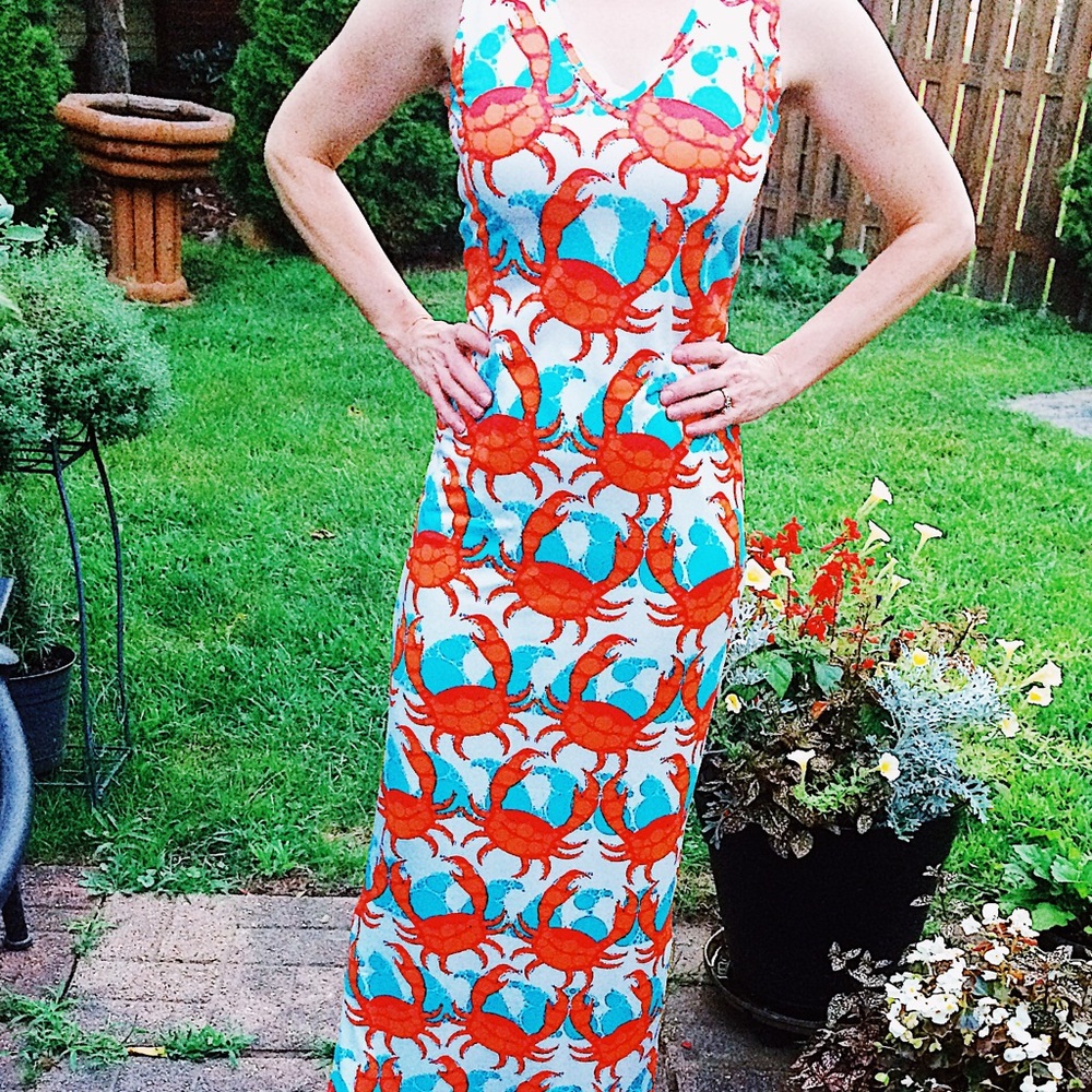 🦀NWT🦀Tracy Negoshian Valentine🦀🦀Maxi Dress S